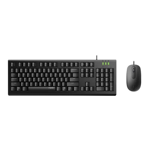 کیبورد و موس رپو سیمدار مدل X120 PRO