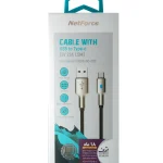 کابل شارژ USB به Type-C نت فورس مدل NC-230